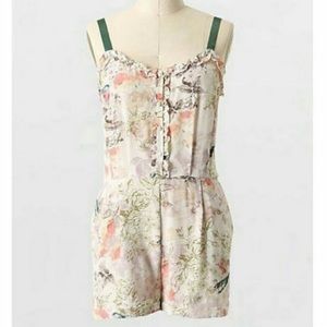 Feather & Bone English Breakfast Silk Romper
